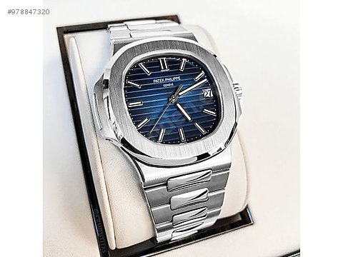 patek philippe patek philippe natulus 5711 blue silver 2021 at sahibinden com 978847320