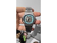 Kurmalı Tiffany renk saat