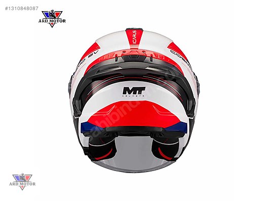 MT HELMETS COSMO SV ICARUS A5 PARLAK GÜNEŞ VİZÖRLÜ KASK - Açık