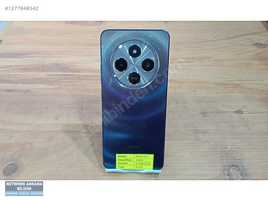 Resim Xiaomi Redmi 14C İkinci El TR | 128 GB | Mavi İkinci El REDMI 14C 128 GB - 22 AY GARANTİLİ