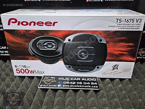 PİONEER TS-1675 V3 16 CM KOAKSİYEL HOPARLÖR 3 YOLLU NET SES