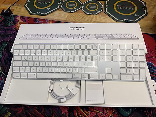 Apple MMMR3TQ/A Touch Id Magic Klavye + Magic Mouse sahibinden