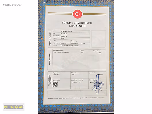 AFYON İSCEHİSAR MÜSTAKİL EV TAPU SAHİBİ PERTA EMLAK ÜMİT TAHMAZ #1280849207