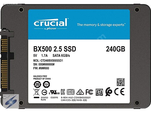Crucial BX500 240GB 2.5