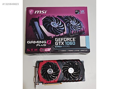 MSI NVIDIA GEFORCE GTX 1060 GAMING X+ 6 GB Ekran Kartı sahibinden