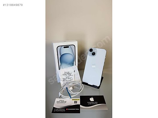 Apple / iPhone 15 / İPHONE 15 128GB 21 AY GARANTİ PİL 100