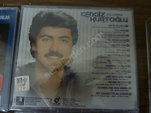 CENGİZ KURTOĞLU 5 ÇEŞİT MÜZİK CD LERİ SIFIR AMBALAJINDA ORJİNAL