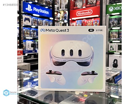 Meta Quest 3 512GB * SIFIR KAPALI KUTU GARANTİLİ * Takas + Kurye