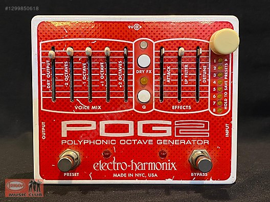 Electro-Harmonix POG2 Polyphonic Octave Generator (USA) - Efekt
