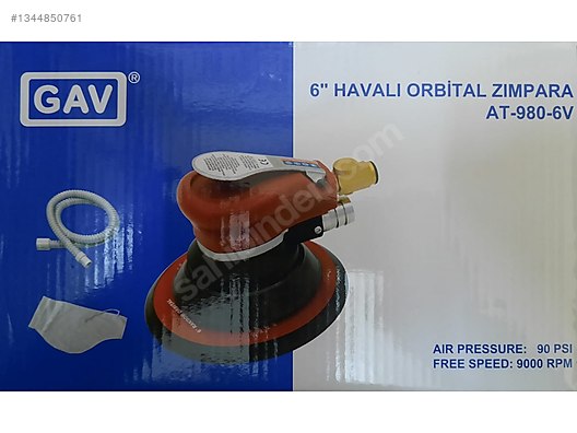 GAV HAVALI ORBİTAL ZIMPARA 150 MM MAĞAZADAN - Sıfır Havalı Taşlama