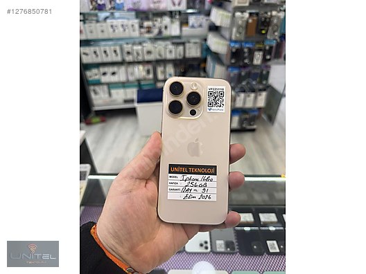 Resim Apple iPhone 16 Pro İkinci El TR | 256 GB | Çöl Titanyum İkinci El İPHONE 16 PRO 256 GB HATASIZ SIFIR GİBİ