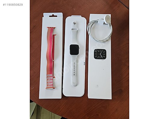 APPLE WATCH SERIES 6 40MM S LVER ALUM NYUM WHITE SPOR BAND sahibinden da 1190850829