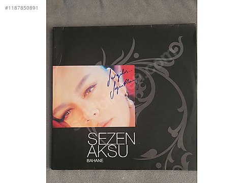 Sezen Aksu Islak İmzalı Plak Koleksiyon Vinly LP - Müzik Plakları