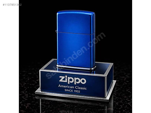 ZIPPO 青ベロアケース 8個 SIFIR 2018 ÜRETİM ZİPPO ÇAKMAK - Çakmak çeşitleri alışverişte ilk