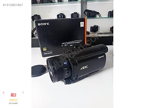 Sony FDR-AX700 4K HDR Video Kamera (Erfo Djıtal) sahibinden.comda