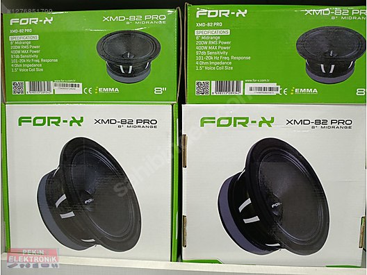 Hoparlör / Midrange / FORX XMD-82 PRO 20.CM MİDRANGE sahibinden