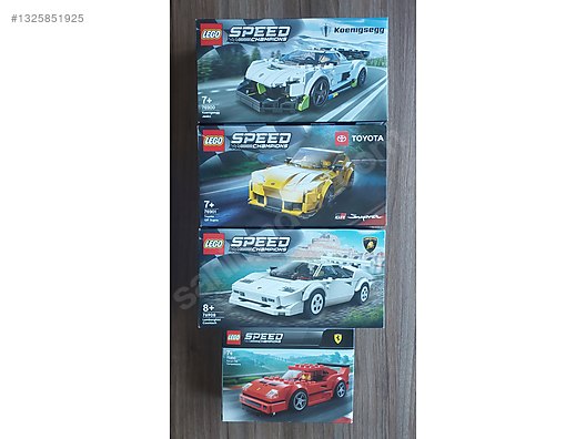 4 adet Speed Champions 76900 v 76901 v 76908 v 75890 sahibinden