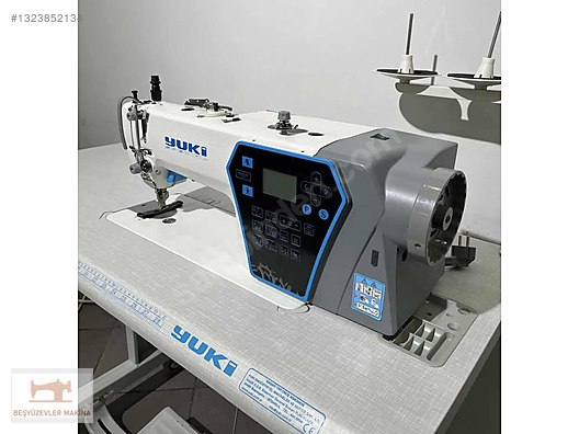 Yuki 0303S Çift Papuç Dikiş Makinesi Step Motorlu Otomatik 3 yıl