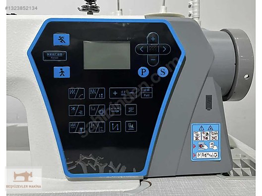 Yuki 0303S Çift Papuç Dikiş Makinesi Step Motorlu Otomatik 3 yıl