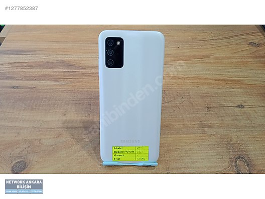 Resim Samsung A03s İkinci El TR | 32 GB | Beyaz İkinci El SAMSUNG A03S BEYAZ 32 GB - 3 GB RAM - YURTİÇİ