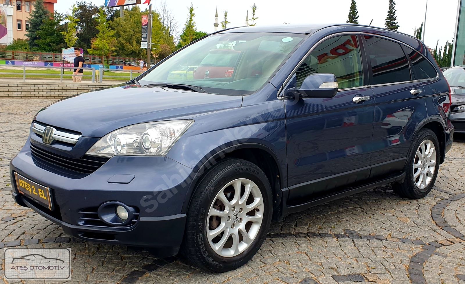 Honda cr v 2008 серый металлик фото