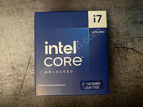 Intel Core i7-14700KF 3.40GHz 20 Çekirdek Soket 1700 İşlemci