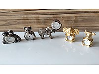 5 ADET MİNYATÜR SAAT METAL GÖVDE PİRİNÇ