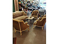 ANTİKA AHŞAP OYMA İŞÇİLİK KOLTUK TAKIMI #1283853113