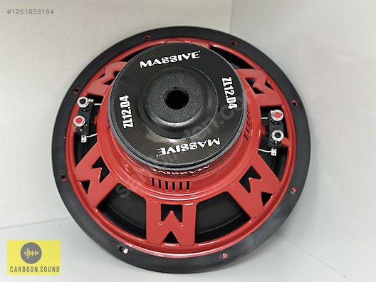 Hoparlör / Subwoofer / MASSİVE MS-ZL12 30 CM KABİNSİZ SUBWOOFER