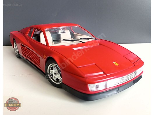 Ferrari Testarossa '84 1/18 ミニカー 1:18 italy/1984 FERRARİ TESTAROSSA on sahibinden.com - 1286853602