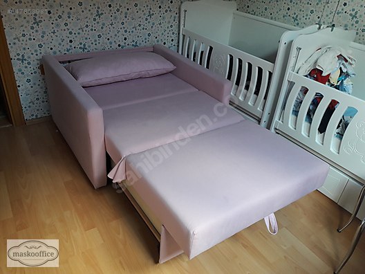 Sofa Beds Couches 185x120 Cm Refakatci Koltugu Yatak Olan Tekli