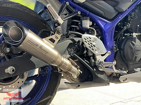 exhaust yamaha yzf r25 mt 25 slip on sc egzoz at sahibinden com 883854070