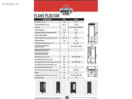 İkinci El ve Sıfır Alışveriş / Bahçe & Yapı Market / Yapı Malzemeleri / Isıtma / Soba & Şömine