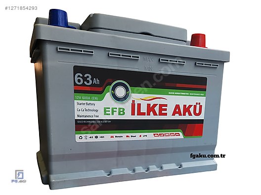Otomobil & Arazi Aracı / Elektrik / İlke Akü 12V 60 AMPER EFB