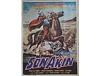 SON AKIN CÜNEYT ARKIN MUHTEREM NUR 135x100 cm FİLM AFİŞİ