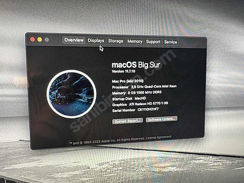 Apple / Mac Pro (Mid 2010) 2.8GHz Xeon 8GB RAM 240GB SSD + 2TB HDD ...
