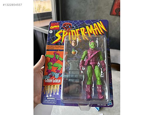 Marvel Legends Retro Green Goblin Figür - Hasbro 1:12 Hareketli