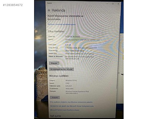 İkinci El ve Sıfır Alışveriş / Bilgisayar / Masaüstü / Modeller / Toplama