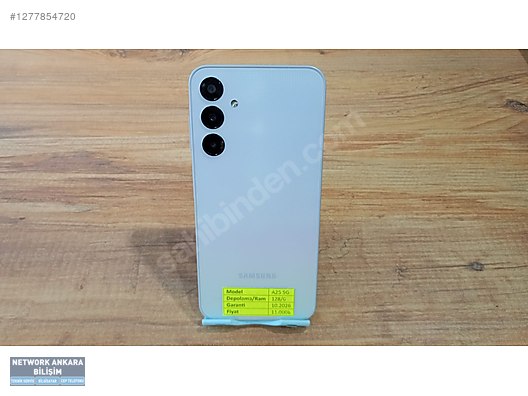 Resim Samsung A25 İkinci El TR | 128 GB | Mavi İkinci El SAMSUNG A25 5G -128 GB DEPOLAMA - 8 GB RAM - GARANTİLİ