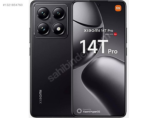 512 GB Siyah Xiaomi 14T Pro Cep Telefonu - 1321854760