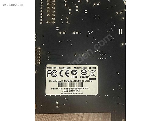 CREATİVE X FI TİNATİUM SBC0880 - Ses Kartı ve Tüm Masaüstü Bilgisayar Parçaları sahibinden.com'da