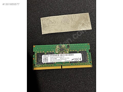Micron DDR5 8GB 4800MHz Laptop RAM Sorunsuz sahibinden.comda