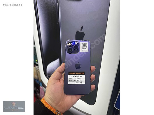 Resim Apple iPhone 14 Pro Max İkinci El TR | 128 GB | Mor İkinci El İPHONE 14 PRO MAX 128 GB TAKAS+TAKSİT