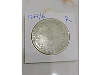 S.ABDULAZİZ HAN DÖNEMİ GÜMÜŞ NADİR R 20 KURUS 1277/6 CÜLUS