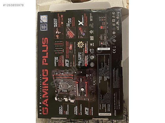 MSI Z270 gaming plus sıfır anakart - Anakart ve Tüm Masaüstü Bilgisayar Parçaları sahibinden.com'da