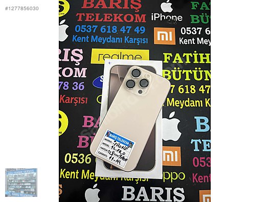 Resim Apple iPhone 16 Pro İkinci El YD | 128 GB | Çöl Titanyum İkinci El İPHONE 16-PRO CÖL HATASIZ BARIŞ TELEKOM'DA