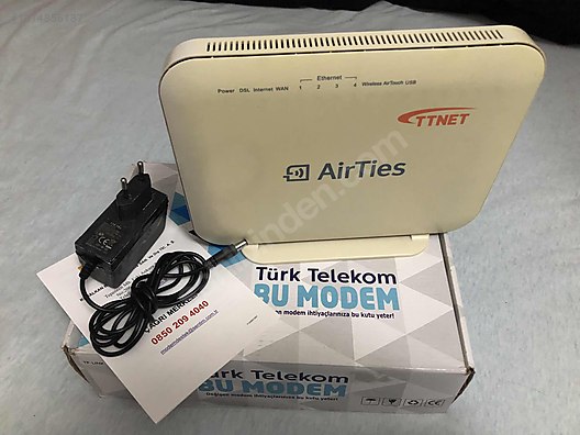 AİRTİES VDSL/ADSL WİFİ KUTULU MODEM HATASIZ FAAL on sahibinden.com
