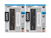 Sıfır, 48GB 2x24GB DDR5-5600 Crucial Pro Soğutuculu Gaming Ram #1283856747
