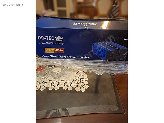 Güneş Enerjisi Sistemi - ORTEC 12V 2000W TAM SİNÜS İNVERTER