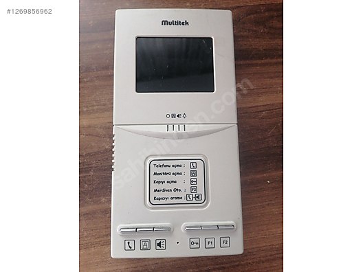 Multitek VL35 görüntülü diafon - Diyafon & Zil ve Yapı Malzemeleri sahibinden.com'da